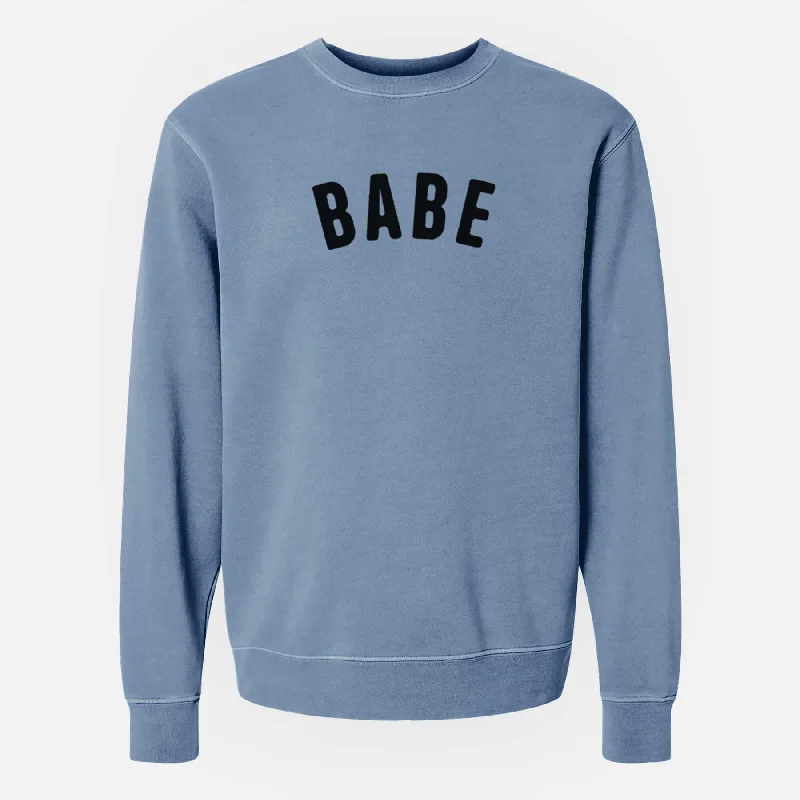 Babe - Articulate Collection - Unisex Pigment Dyed Crew Sweatshirt Hoodie with Exposed Zipper Edgy Industrial Hoodie with Exposed Zipper Edgy Industrial Babe - Articulate Collection - Unisex Pigment Dyed Crew Sweatshirt Hoodie with Exposed Zipper Edgy Industrial Hoodie with Exposed Zipper Edgy Industrial