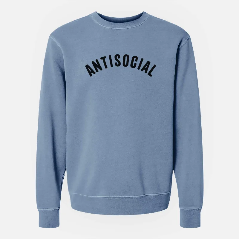 Antisocial - Articulate Collection - Unisex Pigment Dyed Crew Sweatshirt Hoodie with Raglan Sleeves Sporty Comfortable Hoodie with Raglan Sleeves Sporty Comfortable Antisocial - Articulate Collection - Unisex Pigment Dyed Crew Sweatshirt Hoodie with Raglan Sleeves Sporty Comfortable Hoodie with Raglan Sleeves Sporty Comfortable