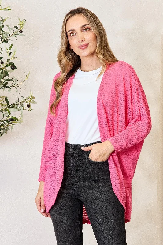 Heimish Full Size Open Front Long Sleeve Cardigan Boat Neck Shawl Collar Notched Collar Boat Neck Shawl Collar Notched Collar Heimish Full Size Open Front Long Sleeve Cardigan Boat Neck Shawl Collar Notched Collar Boat Neck Shawl Collar Notched Collar