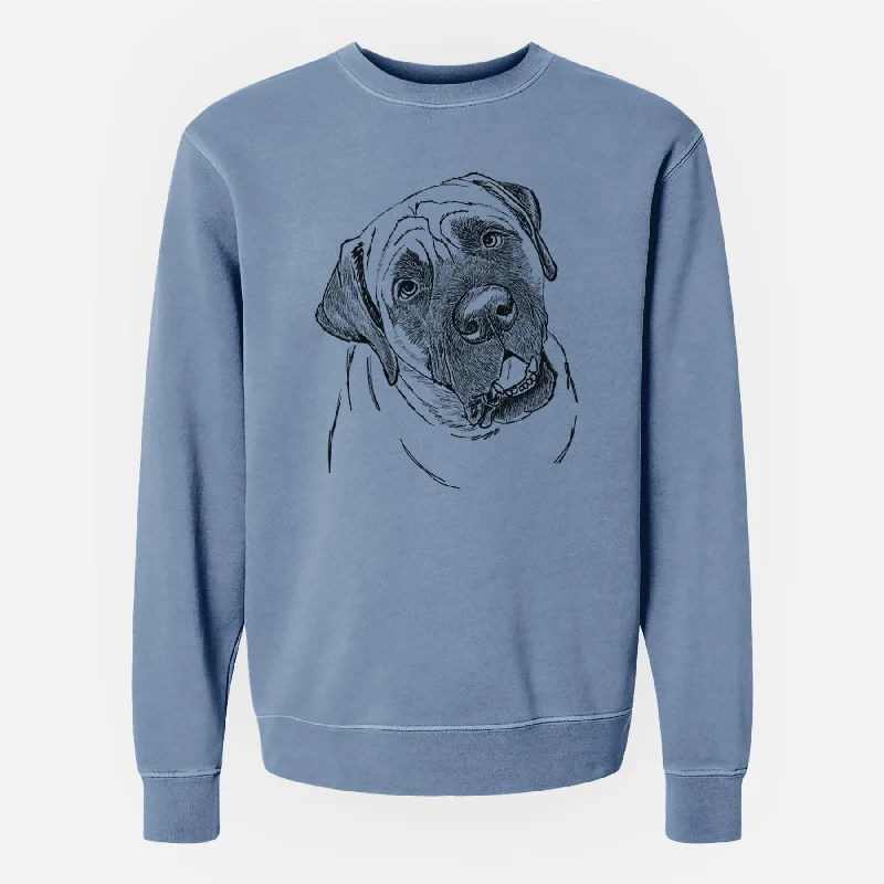 Doodled Jubilee the Mastiff - Unisex Pigment Dyed Crew Sweatshirt Hoodie with Puffed Sleeves Voluminous Trendy Hoodie with Puffed Sleeves Voluminous Trendy Doodled Jubilee the Mastiff - Unisex Pigment Dyed Crew Sweatshirt Hoodie with Puffed Sleeves Voluminous Trendy Hoodie with Puffed Sleeves Voluminous Trendy