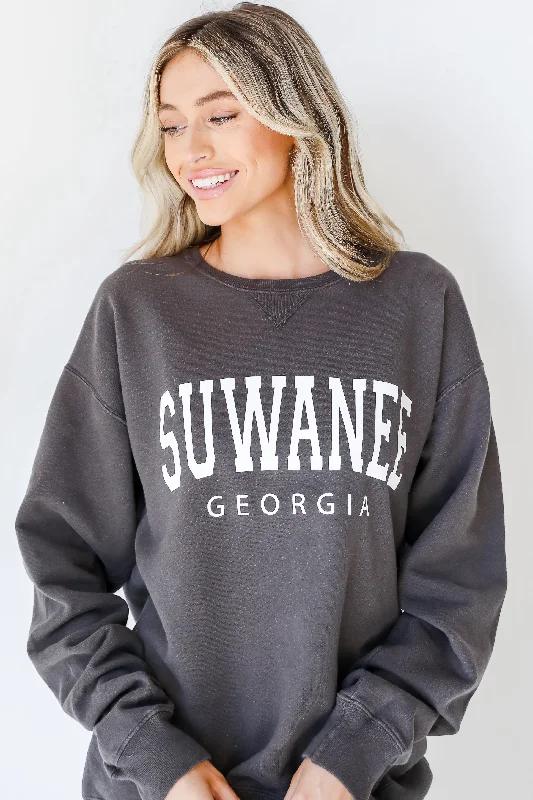 Suwanee Georgia Sweatshirt Hoodie with Magnetic Closure Innovative Modern Hoodie with Magnetic Closure Innovative Modern