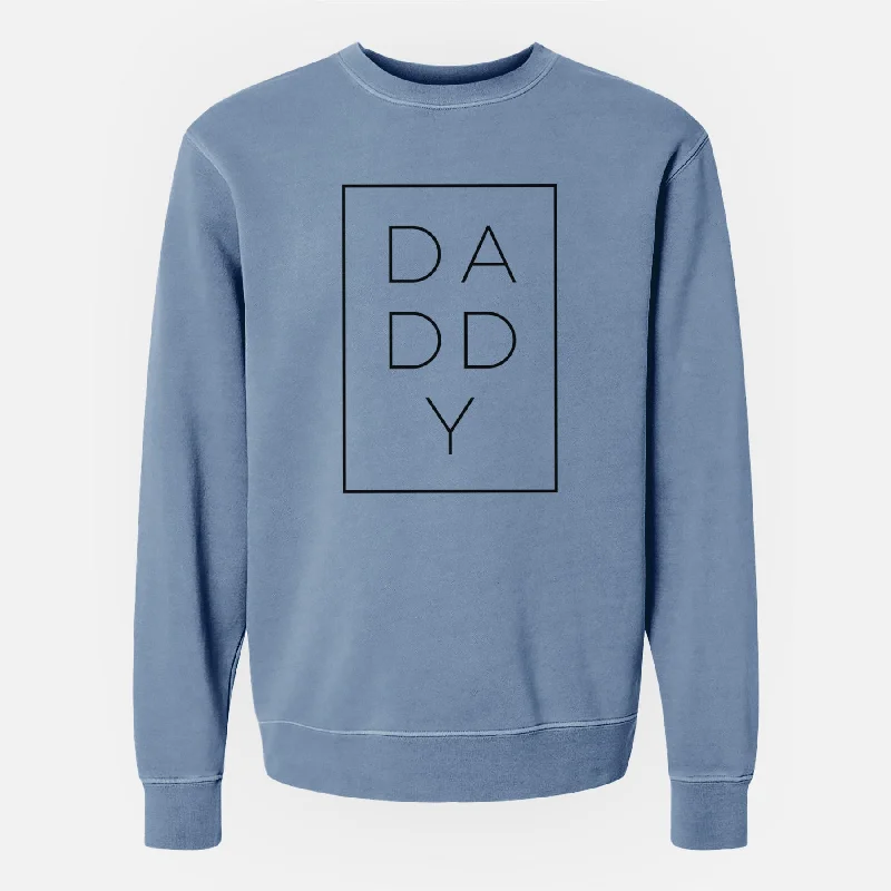 Daddy Boxed - Unisex Pigment Dyed Crew Sweatshirt Hoodie with Velcro Closure Adjustable Secure Hoodie with Velcro Closure Adjustable Secure Daddy Boxed - Unisex Pigment Dyed Crew Sweatshirt Hoodie with Velcro Closure Adjustable Secure Hoodie with Velcro Closure Adjustable Secure