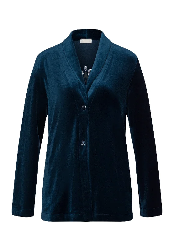 Favourites Velvet Blazer | Mystic Blue 78860-1652 Women's Elegant Blazer