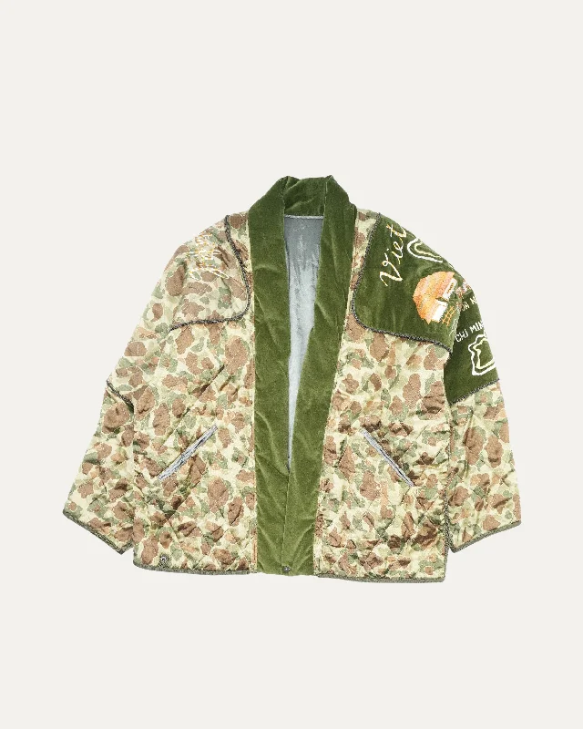 Rayon Satin Quilting Camo Kesa Sham Bomber Jacket V-Neck Jacket Boat Neck Jacket Square Neck Jacket V-Neck Jacket Boat Neck Jacket Square Neck Jacket