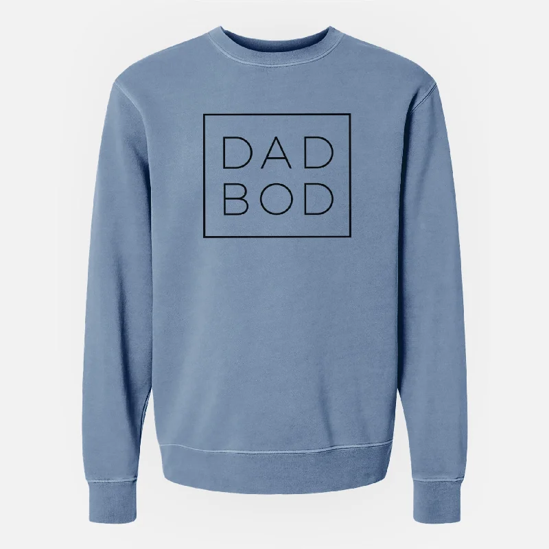 Dad Bod Boxed - Unisex Pigment Dyed Crew Sweatshirt Hoodie with Slit Hem Functional Movement Hoodie with Slit Hem Functional Movement Dad Bod Boxed - Unisex Pigment Dyed Crew Sweatshirt Hoodie with Slit Hem Functional Movement Hoodie with Slit Hem Functional Movement