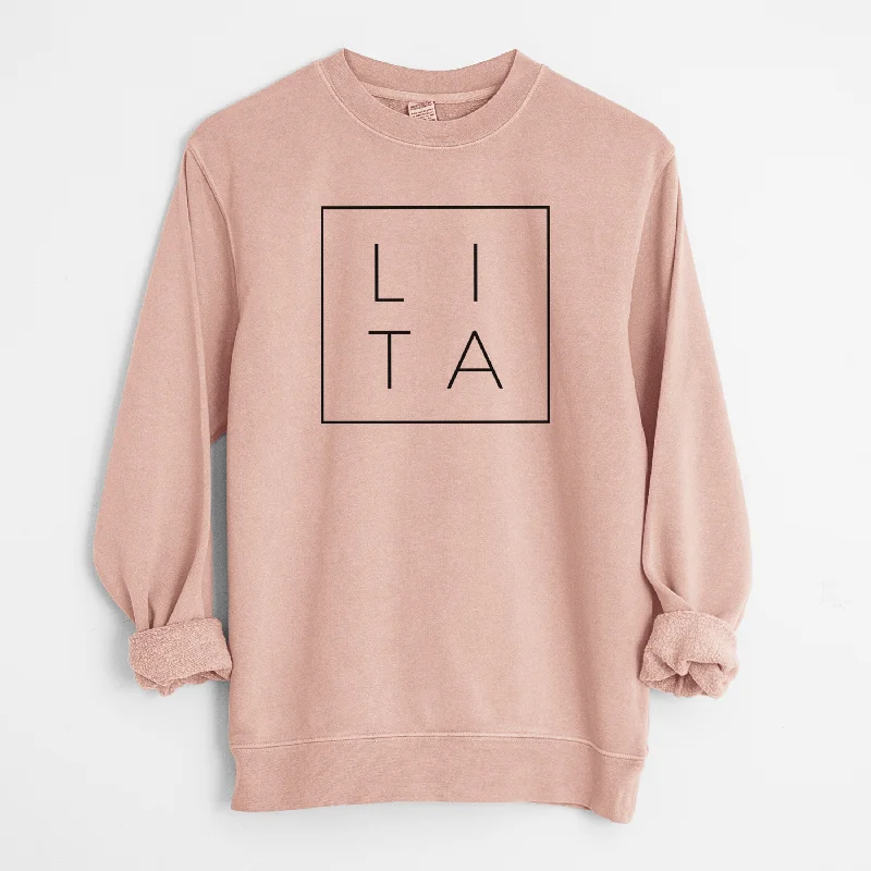 Lita Boxed - Unisex Pigment Dyed Crew Sweatshirt Hoodie with Drop Shoulder Relaxed Streetwear Hoodie with Drop Shoulder Relaxed Streetwear Lita Boxed - Unisex Pigment Dyed Crew Sweatshirt Hoodie with Drop Shoulder Relaxed Streetwear Hoodie with Drop Shoulder Relaxed Streetwear
