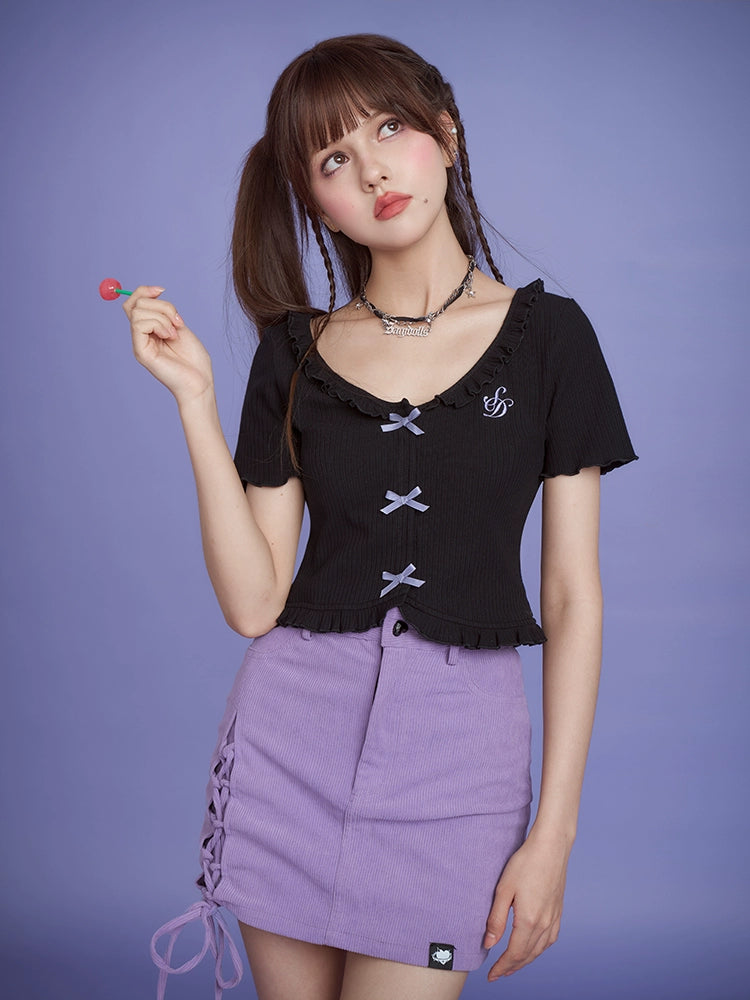 Ribbon short cardigan【s0000008909】 Lace Blend Ribbed Blend Corduroy Blend Lace Blend Ribbed Blend Corduroy Blend Ribbon short cardigan【s0000008909】 Lace Blend Ribbed Blend Corduroy Blend Lace Blend Ribbed Blend Corduroy Blend