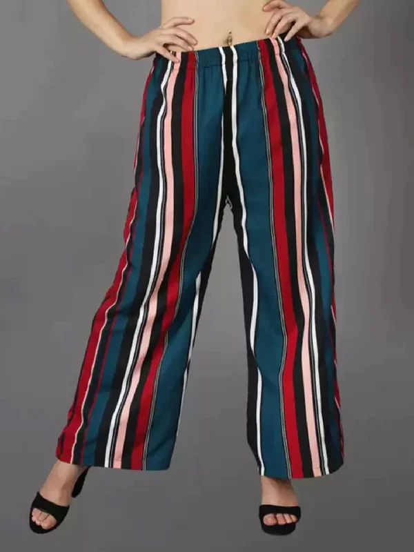 TANDUL Regular Fit Women Multicolor Crepe Trousers Trousers practical durable Trousers practical durable TANDUL Regular Fit Women Multicolor Crepe Trousers Trousers practical durable Trousers practical durable