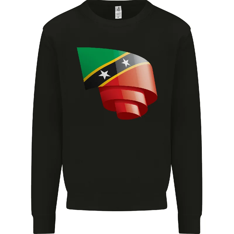 Curled Saint Kitts and Nevis Flag Day Football Mens Sweatshirt Jumper Hoodie with Mock Neck Collared Structured Hoodie with Mock Neck Collared Structured Curled Saint Kitts and Nevis Flag Day Football Mens Sweatshirt Jumper Hoodie with Mock Neck Collared Structured Hoodie with Mock Neck Collared Structured