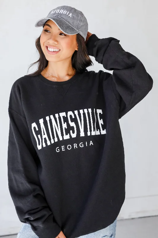 Gainesville Georgia Sweatshirt Hoodie with Tied Waist Feminine Flattering Hoodie with Tied Waist Feminine Flattering