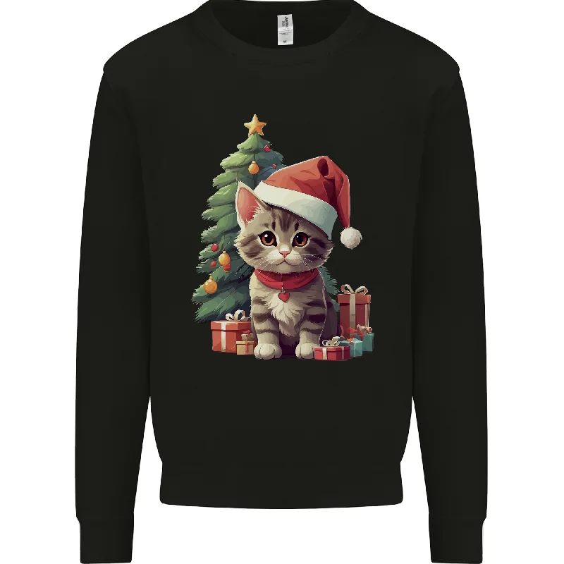 Cute Christmas With Presents and Tree Mens Sweatshirt Jumper Hoodie with Snap Buttons Easy Quick Hoodie with Snap Buttons Easy Quick Cute Christmas With Presents and Tree Mens Sweatshirt Jumper Hoodie with Snap Buttons Easy Quick Hoodie with Snap Buttons Easy Quick