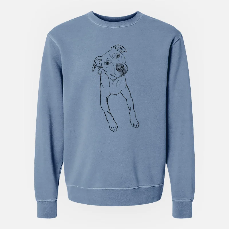 Doodled Ava Rose the Pitbull Mix - Unisex Pigment Dyed Crew Sweatshirt Hoodie with Hidden Zipper Minimalist Clean Hoodie with Hidden Zipper Minimalist Clean Doodled Ava Rose the Pitbull Mix - Unisex Pigment Dyed Crew Sweatshirt Hoodie with Hidden Zipper Minimalist Clean Hoodie with Hidden Zipper Minimalist Clean