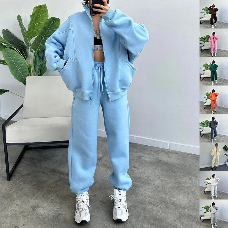 Sports Suits With Pockets Stand-up Collar Zipper Cardigan And Drawstring Trousers Fashion Jogger Set Outfits Tracksuits Women's Clothing Plaid Cardigan Polka Dot Checkered Plaid Cardigan Polka Dot Checkered Sports Suits With Pockets Stand-up Collar Zipper Cardigan And Drawstring Trousers Fashion Jogger Set Outfits Tracksuits Women's Clothing Plaid Cardigan Polka Dot Checkered Plaid Cardigan Polka Dot Checkered
