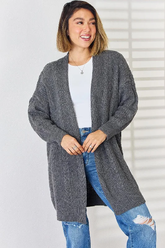Cable-Knit Open Front Dropped Shoulder Cardigan Asymmetrical,ymmetric Pencil Cardigan Asymmetrical,ymmetric Pencil Cardigan Cable-Knit Open Front Dropped Shoulder Cardigan Asymmetrical,ymmetric Pencil Cardigan Asymmetrical,ymmetric Pencil Cardigan