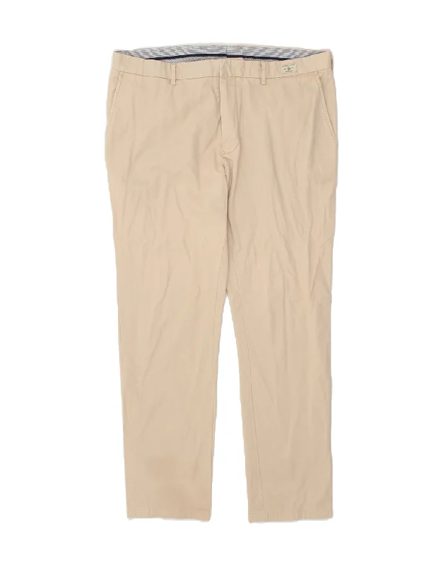 TOMMY HILFIGER Mens Slim Chino Trousers W38 L30 Beige Cotton Trousers sophisticated sleek Trousers sophisticated sleek TOMMY HILFIGER Mens Slim Chino Trousers W38 L30 Beige Cotton Trousers sophisticated sleek Trousers sophisticated sleek