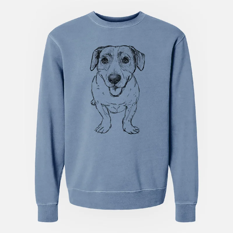 Doodled Sherlock the Mixed Breed - Unisex Pigment Dyed Crew Sweatshirt Hoodie with Tied Waist Feminine Flattering Hoodie with Tied Waist Feminine Flattering Doodled Sherlock the Mixed Breed - Unisex Pigment Dyed Crew Sweatshirt Hoodie with Tied Waist Feminine Flattering Hoodie with Tied Waist Feminine Flattering