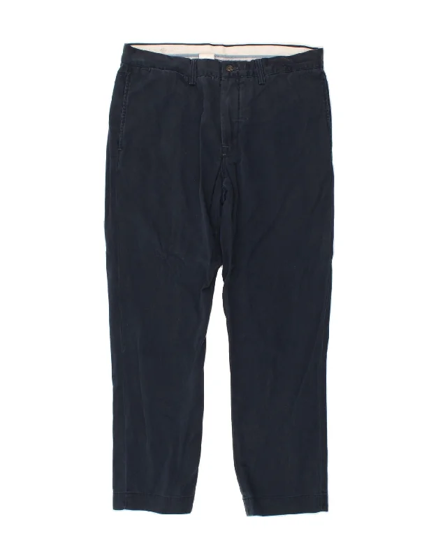POLO RALPH LAUREN Mens Straight Chino Trousers W34 L30 Blue Cotton Trousers Pleated Formal Trousers Pleated Formal POLO RALPH LAUREN Mens Straight Chino Trousers W34 L30 Blue Cotton Trousers Pleated Formal Trousers Pleated Formal