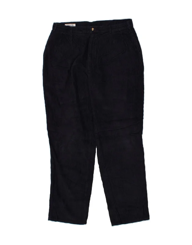 BROOKS BROTHERS Mens Tapered Corduroy Trousers W38 L34 Navy Blue Cotton Trousers Cargo pockets Trousers Cargo pockets BROOKS BROTHERS Mens Tapered Corduroy Trousers W38 L34 Navy Blue Cotton Trousers Cargo pockets Trousers Cargo pockets