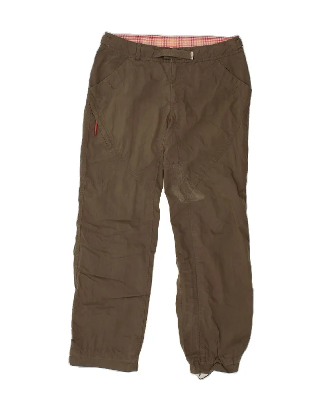 THE NORTH FACE Womens Hiking Trousers US 12 Large W34 L32 Brown Cotton Trousers Modern Contemporary Trousers Modern Contemporary THE NORTH FACE Womens Hiking Trousers US 12 Large W34 L32 Brown Cotton Trousers Modern Contemporary Trousers Modern Contemporary