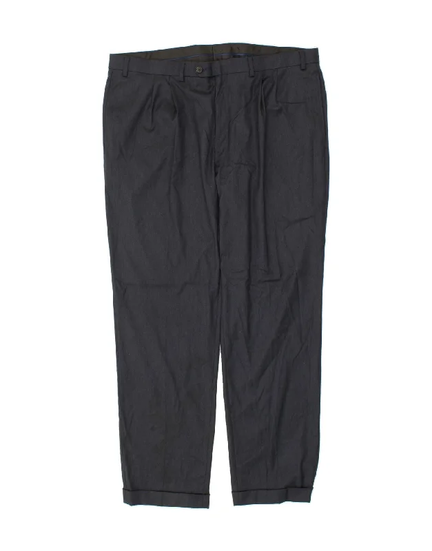 RALPH LAUREN Mens Straight Suit Trousers W40 L32 Navy Blue Trousers Palazzo Wide Leg Trousers Palazzo Wide Leg RALPH LAUREN Mens Straight Suit Trousers W40 L32 Navy Blue Trousers Palazzo Wide Leg Trousers Palazzo Wide Leg