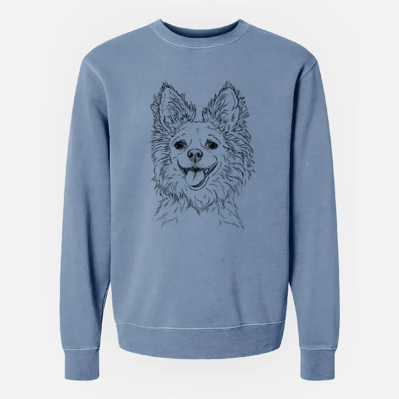 Bare Jasper the Pomchi - Unisex Pigment Dyed Crew Sweatshirt Hoodie with Lace Feminine Delicate Hoodie with Lace Feminine Delicate Bare Jasper the Pomchi - Unisex Pigment Dyed Crew Sweatshirt Hoodie with Lace Feminine Delicate Hoodie with Lace Feminine Delicate