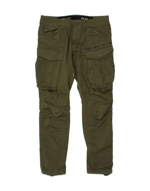 G-STAR Mens Slim Cargo Trousers W34 L34 Green Cotton Trousers Versatile Stylish Trousers Versatile Stylish G-STAR Mens Slim Cargo Trousers W34 L34 Green Cotton Trousers Versatile Stylish Trousers Versatile Stylish