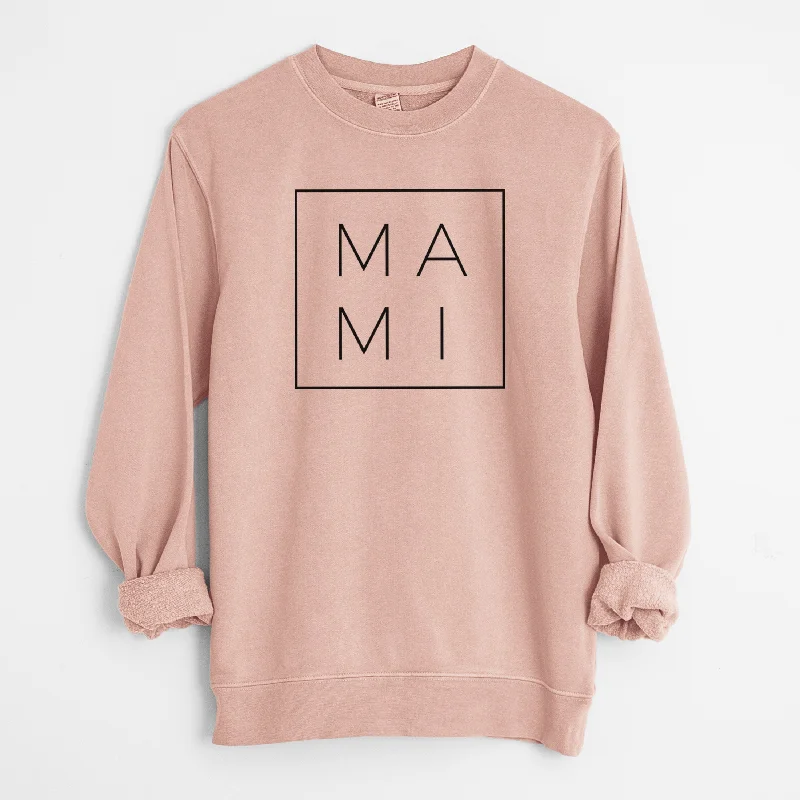 Mami Boxed - Unisex Pigment Dyed Crew Sweatshirt Hoodie with Metallic Shiny Futuristic Hoodie with Metallic Shiny Futuristic Mami Boxed - Unisex Pigment Dyed Crew Sweatshirt Hoodie with Metallic Shiny Futuristic Hoodie with Metallic Shiny Futuristic