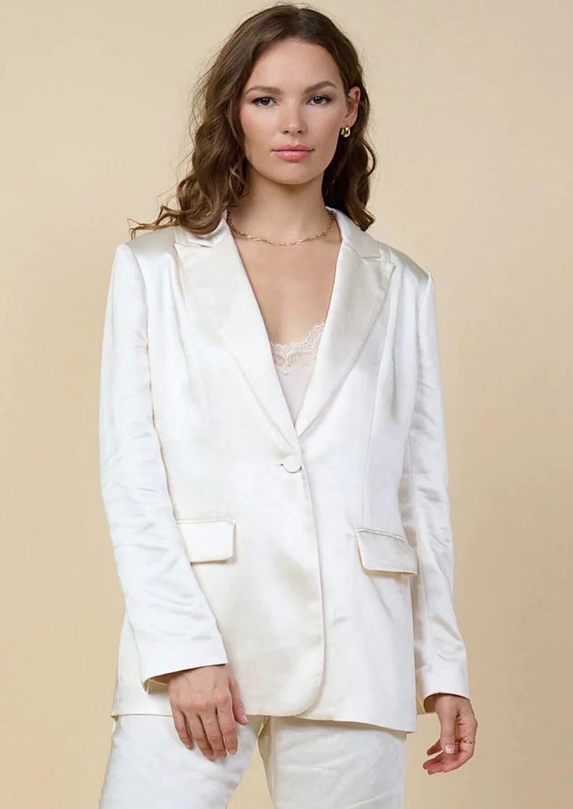 satin blazer Summer Women's Jacket