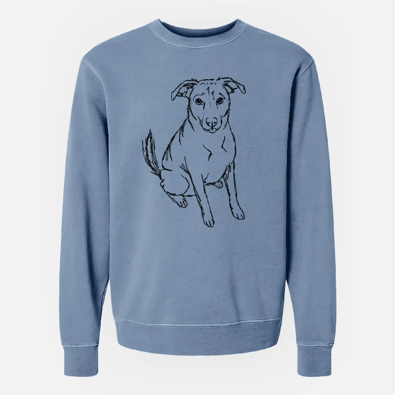 Doodled Lucky the Beagle Mix - Unisex Pigment Dyed Crew Sweatshirt Hoodie with Hem Drawcord Adjustable Customizable Hoodie with Hem Drawcord Adjustable Customizable Doodled Lucky the Beagle Mix - Unisex Pigment Dyed Crew Sweatshirt Hoodie with Hem Drawcord Adjustable Customizable Hoodie with Hem Drawcord Adjustable Customizable