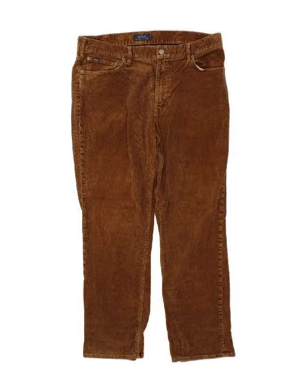 POLO RALPH LAUREN Mens Straight Corduroy Trousers W35 L32 Brown Cotton Trousers Sale Discount Trousers Sale Discount POLO RALPH LAUREN Mens Straight Corduroy Trousers W35 L32 Brown Cotton Trousers Sale Discount Trousers Sale Discount