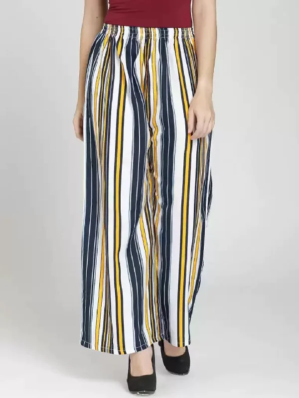 TANDUL Regular Fit Women Multicolor Crepe Trousers High Waist Slim Fit Ankle Length High Waist Slim Fit Ankle Length TANDUL Regular Fit Women Multicolor Crepe Trousers High Waist Slim Fit Ankle Length High Waist Slim Fit Ankle Length
