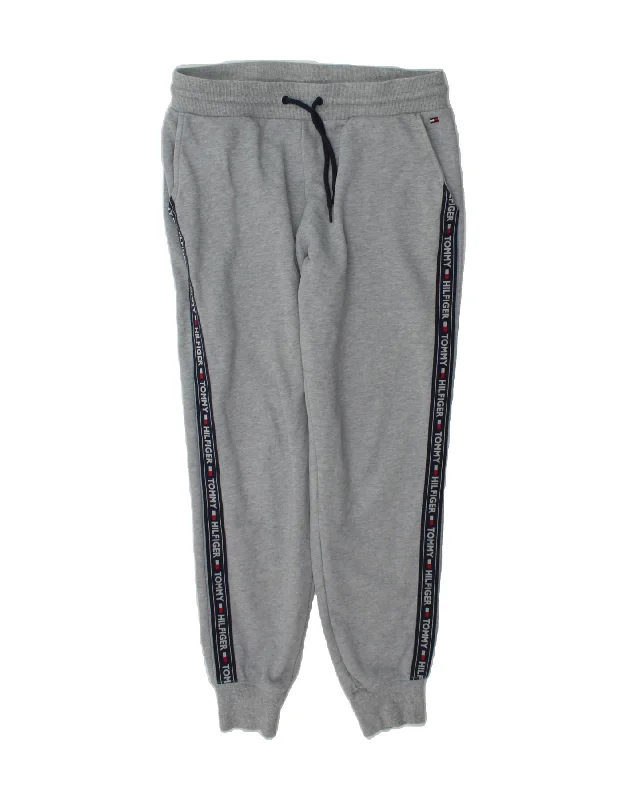 TOMMY HILFIGER Mens Graphic Tracksuit Trousers Joggers Medium Grey Cotton Trousers Print Floral Trousers Print Floral TOMMY HILFIGER Mens Graphic Tracksuit Trousers Joggers Medium Grey Cotton Trousers Print Floral Trousers Print Floral
