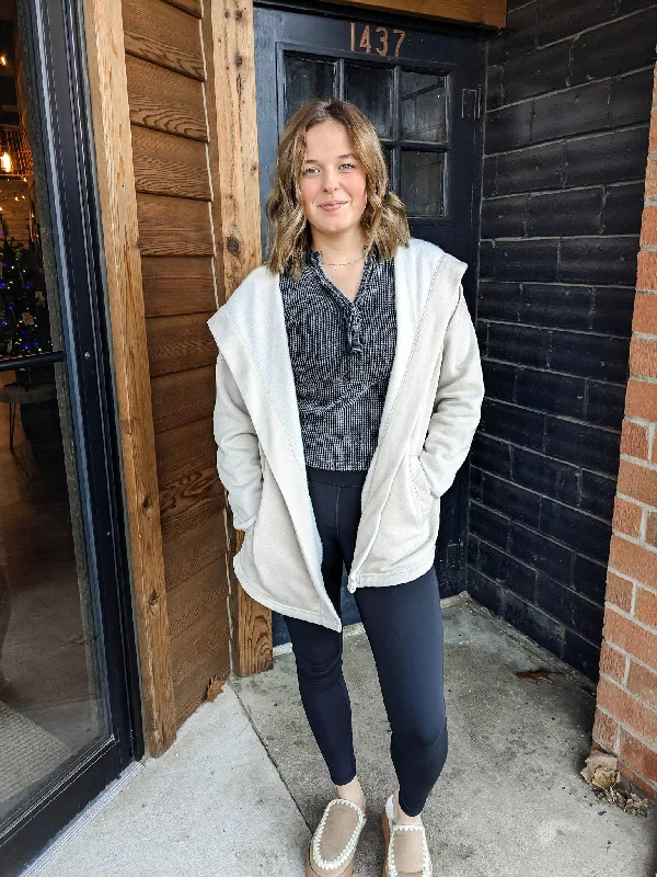 Mineral Wash Hooded Cardigan - Tan Stretchy Elastic Breathable Stretchy Elastic Breathable Mineral Wash Hooded Cardigan - Tan Stretchy Elastic Breathable Stretchy Elastic Breathable