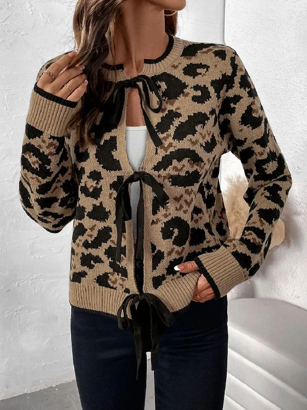 Perfee Tied Leopard Long Sleeve Cardigan Nylon Fabric Polyester Fabric Spandex Fabric Nylon Fabric Polyester Fabric Spandex Fabric Perfee Tied Leopard Long Sleeve Cardigan Nylon Fabric Polyester Fabric Spandex Fabric Nylon Fabric Polyester Fabric Spandex Fabric