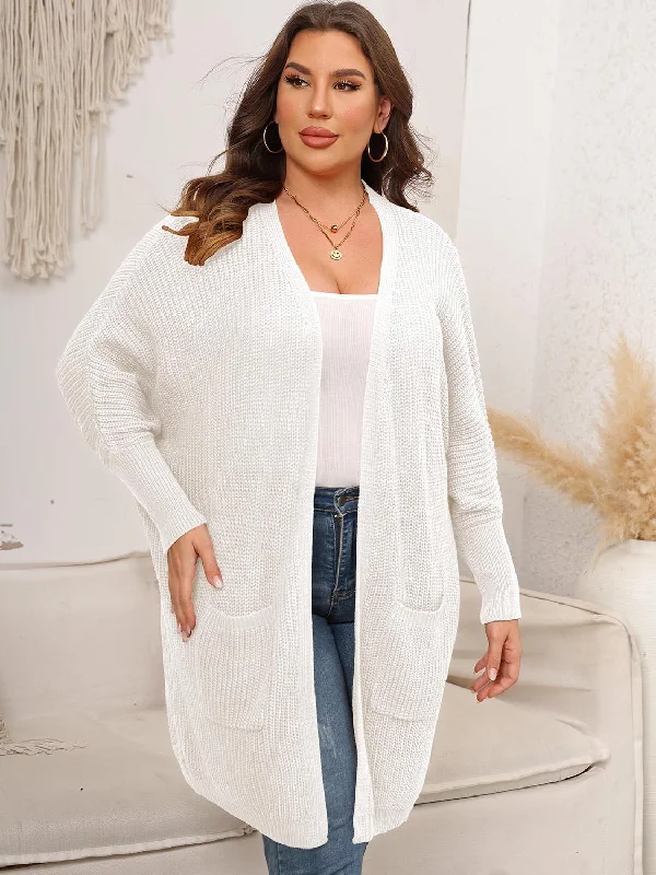Plus Size Open Front Cardigan With Pockets Silk Blend Satin Velvet Silk Blend Satin Velvet Plus Size Open Front Cardigan With Pockets Silk Blend Satin Velvet Silk Blend Satin Velvet