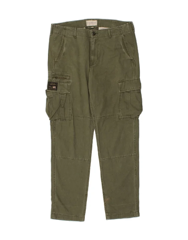 RALPH LAUREN Mens Straight Cargo Trousers W34 L32 Green Cotton Trousers fashionable chic Trousers fashionable chic RALPH LAUREN Mens Straight Cargo Trousers W34 L32 Green Cotton Trousers fashionable chic Trousers fashionable chic