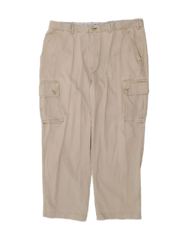TOMMY HILFIGER Mens Straight Cargo Trousers W38 L30 Beige Cotton Trousers chic fashionable Trousers chic fashionable TOMMY HILFIGER Mens Straight Cargo Trousers W38 L30 Beige Cotton Trousers chic fashionable Trousers chic fashionable