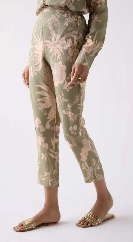 Green Straight-Fit Printed Trousers Trousers Mesh Breathable Trousers Mesh Breathable Green Straight-Fit Printed Trousers Trousers Mesh Breathable Trousers Mesh Breathable