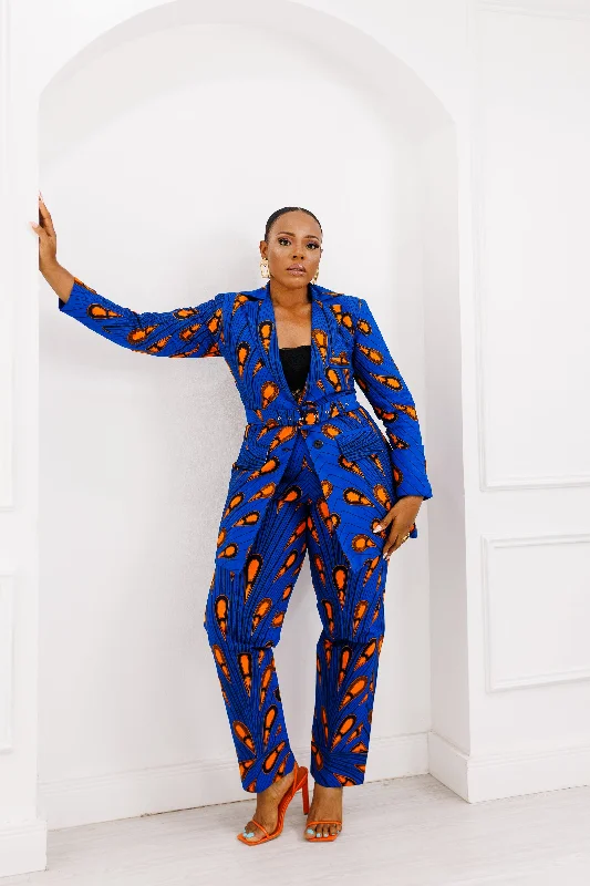 AFRICAN PRINT LERATO PANTSUIT TROUSERS Trousers Polka Dot Cute Trousers Polka Dot Cute