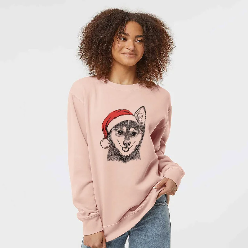 Santa Posey the Alaskan Klee Kai - Unisex Pigment Dyed Crew Sweatshirt Zip Hoodie Drawstring Kangaroo Pocket Zip Hoodie Drawstring Kangaroo Pocket Santa Posey the Alaskan Klee Kai - Unisex Pigment Dyed Crew Sweatshirt Zip Hoodie Drawstring Kangaroo Pocket Zip Hoodie Drawstring Kangaroo Pocket