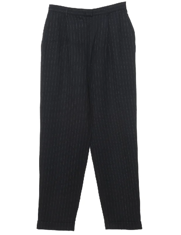 Nautica Pinstriped Trousers - W26 L30 Trousers versatile functional Trousers versatile functional