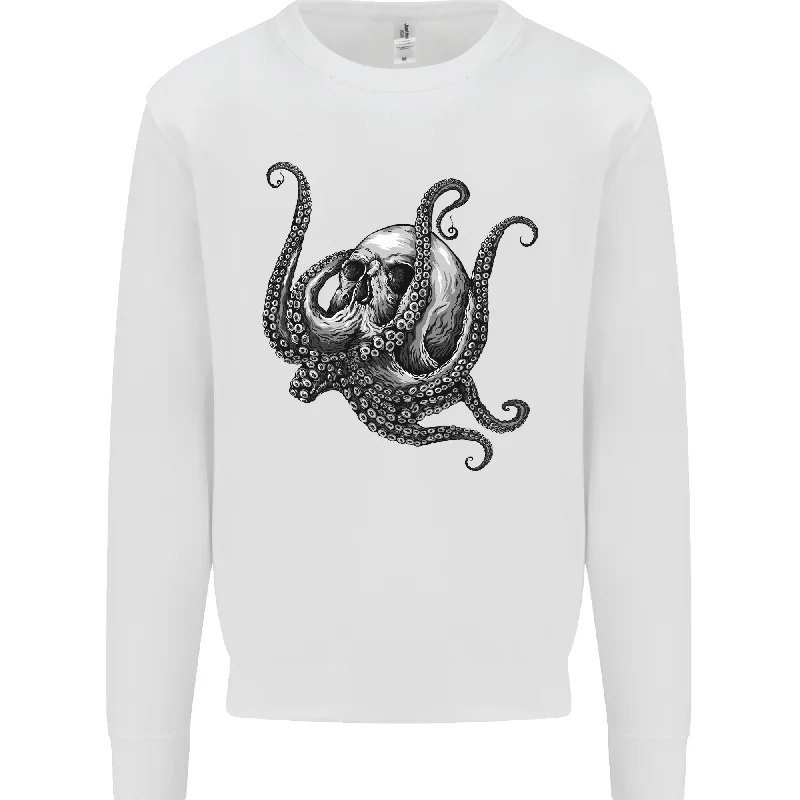 Cthulhu Skull Mens Sweatshirt Jumper Hooded Sweatshirt Casual Wear Street Style Hooded Sweatshirt Casual Wear Street Style