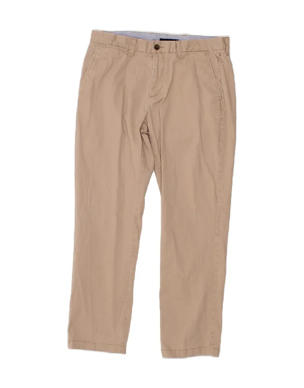 TOMMY HILFIGER Mens Slim Chino Trousers W32 L30 Beige Cotton Trousers Brand Named Trousers Brand Named TOMMY HILFIGER Mens Slim Chino Trousers W32 L30 Beige Cotton Trousers Brand Named Trousers Brand Named