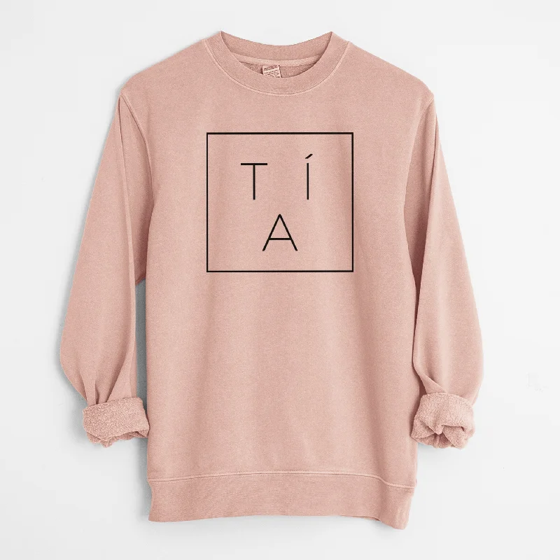 Tia Boxed - Unisex Pigment Dyed Crew Sweatshirt Hoodie with Embroidery Detailed Premium Hoodie with Embroidery Detailed Premium Tia Boxed - Unisex Pigment Dyed Crew Sweatshirt Hoodie with Embroidery Detailed Premium Hoodie with Embroidery Detailed Premium