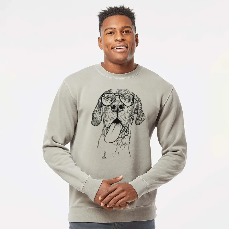 Aviator Hennessey the Great Dane - Unisex Pigment Dyed Crew Sweatshirt Hoodie with Color Block Contrast Stylish Hoodie with Color Block Contrast Stylish Aviator Hennessey the Great Dane - Unisex Pigment Dyed Crew Sweatshirt Hoodie with Color Block Contrast Stylish Hoodie with Color Block Contrast Stylish
