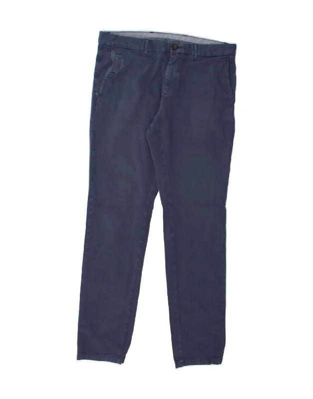 TOMMY HILFIGER Mens Slim Chino Trousers W34 L34 Navy Blue Cotton Trousers Floral Bohemian Trousers Floral Bohemian TOMMY HILFIGER Mens Slim Chino Trousers W34 L34 Navy Blue Cotton Trousers Floral Bohemian Trousers Floral Bohemian
