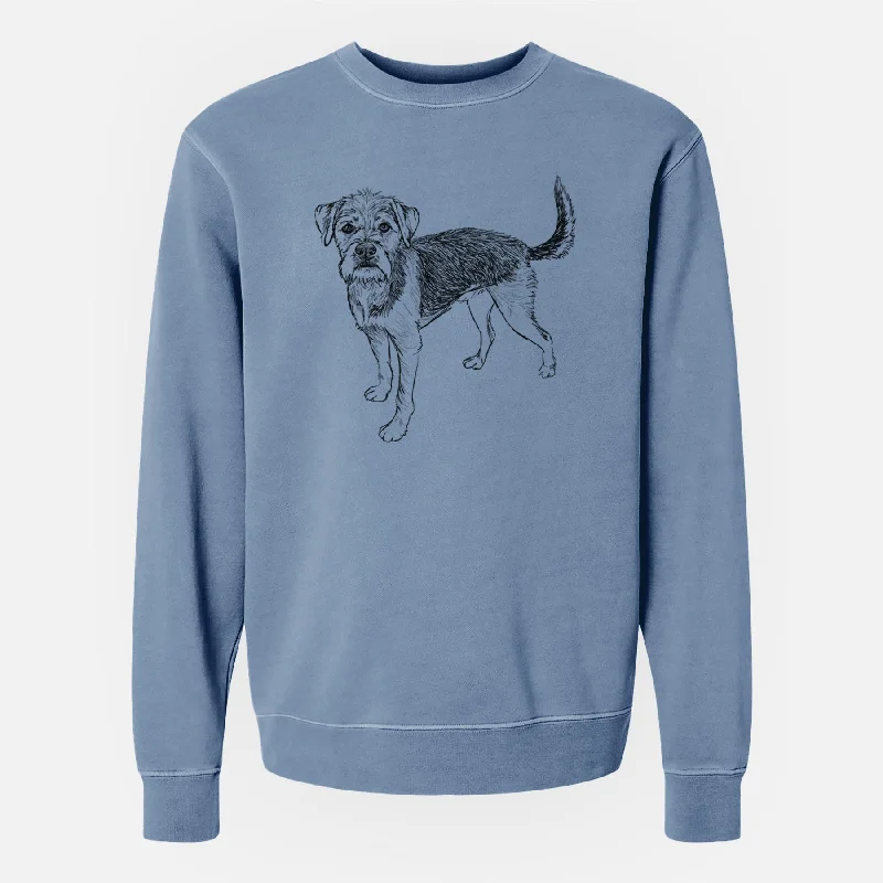 Doodled Ozzy the Terrier Mix - Unisex Pigment Dyed Crew Sweatshirt Hoodie with Front Slit Layering Stylish Hoodie with Front Slit Layering Stylish Doodled Ozzy the Terrier Mix - Unisex Pigment Dyed Crew Sweatshirt Hoodie with Front Slit Layering Stylish Hoodie with Front Slit Layering Stylish