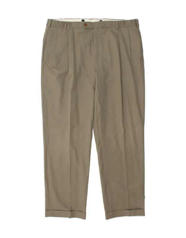 BROOKS BROTHERS Mens Madison Fit Pegged Suit Trousers W40 L32 Khaki Wool Trousers Trousers Formal Trousers Trousers Formal BROOKS BROTHERS Mens Madison Fit Pegged Suit Trousers W40 L32 Khaki Wool Trousers Trousers Formal Trousers Trousers Formal