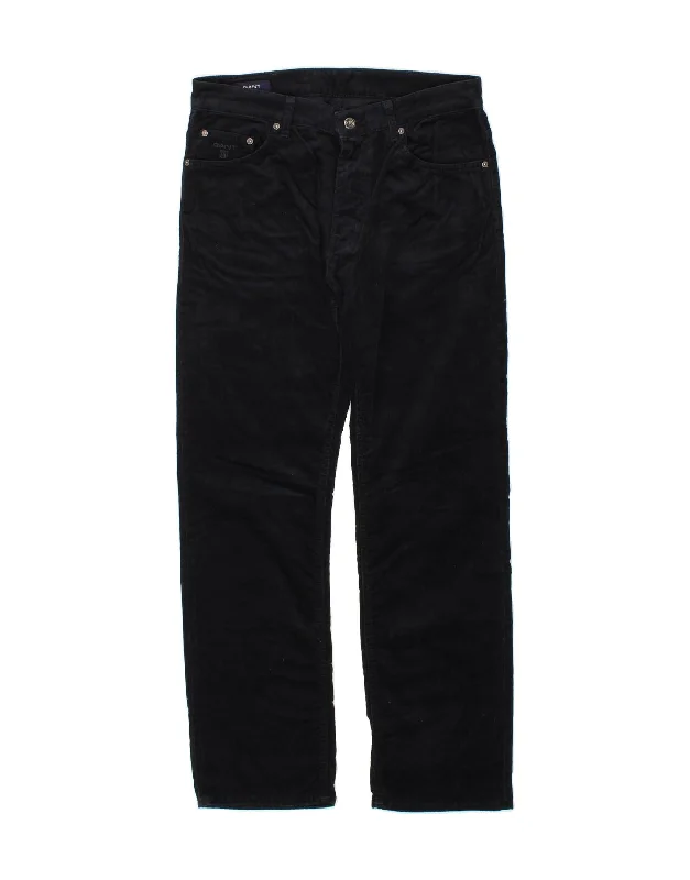 GANT Mens Jason Regular Fit Corduroy Trousers W34 L32 Navy Blue Trousers Low Rise Relaxed Trousers Low Rise Relaxed GANT Mens Jason Regular Fit Corduroy Trousers W34 L32 Navy Blue Trousers Low Rise Relaxed Trousers Low Rise Relaxed