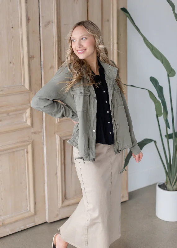 Olive Lightweight Tencel Utility Jacket Notch Collar Jacket Peter Pan Collar Jacket Cowl Neck Jacket Notch Collar Jacket Peter Pan Collar Jacket Cowl Neck Jacket Olive Lightweight Tencel Utility Jacket Notch Collar Jacket Peter Pan Collar Jacket Cowl Neck Jacket Notch Collar Jacket Peter Pan Collar Jacket Cowl Neck Jacket
